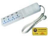 品牌：国产 Guochan
名称：红黑隔离电源插座 分控四位 防电磁泄漏
型号：TH-2