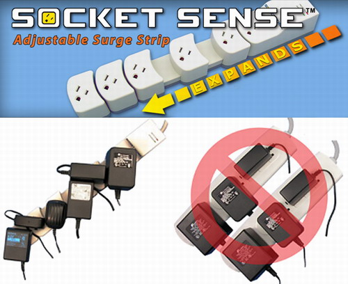 生活中的创意设计作品欣赏:魔术插座